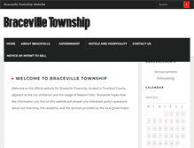 Tablet Screenshot of bracevilletownship.com